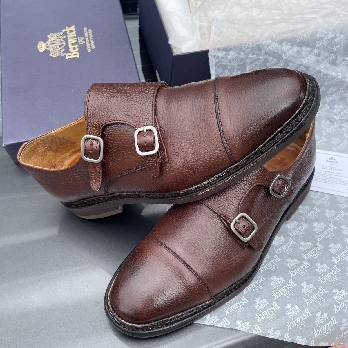 Berwick1707 Double Monk Strap — Style No. 5245 รูปที่ 6