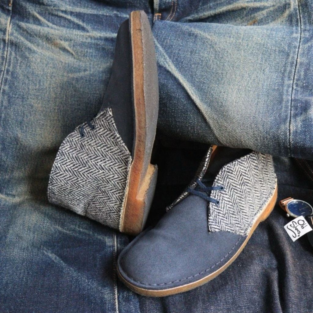 Clarks Desert Boot x Harris Tweed รูปที่ 3