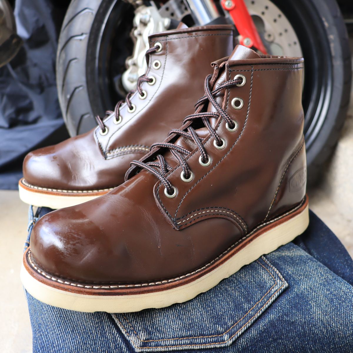 CYBER 6" Round Plain Toe Wedge Boot (ไม่มีรหัสรุ่นในป้าย) รูปที่ 3