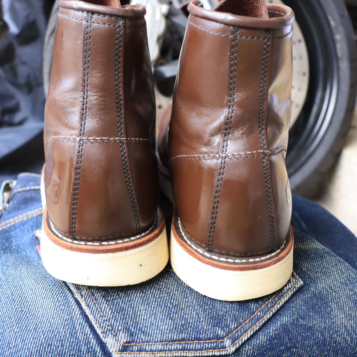 CYBER 6" Round Plain Toe Wedge Boot (ไม่มีรหัสรุ่นในป้าย) รูปที่ 4
