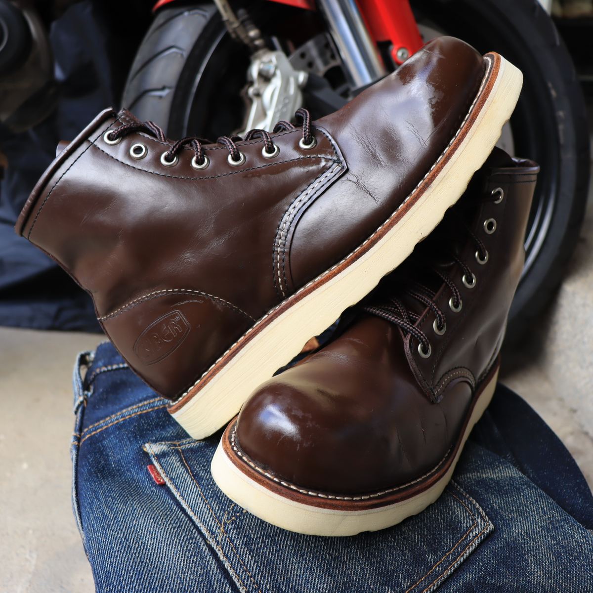 CYBER 6" Round Plain Toe Wedge Boot (ไม่มีรหัสรุ่นในป้าย) รูปที่ 6