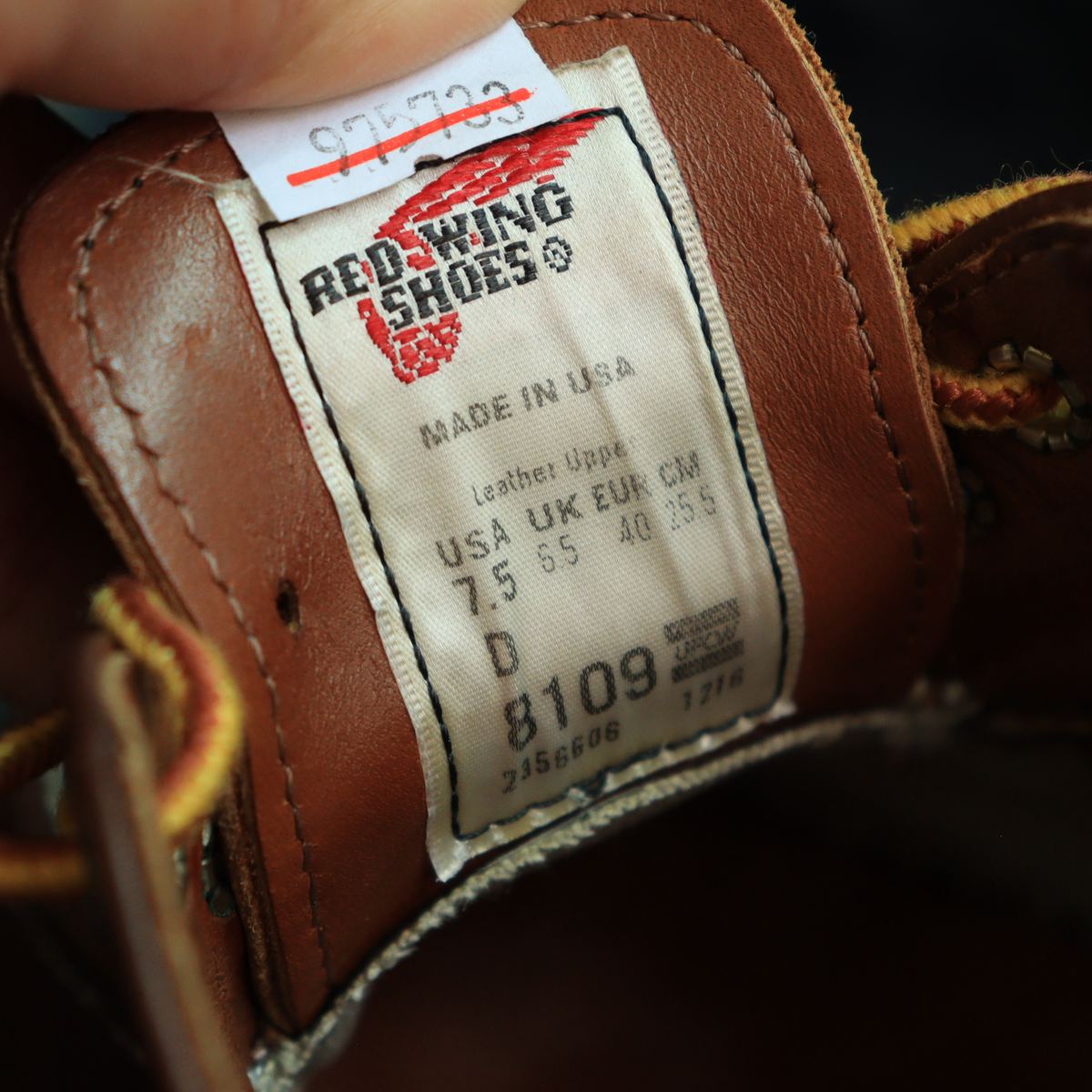 RedWing 8109 Work Oxford (Moc Toe Oxford) รูปที่ 8