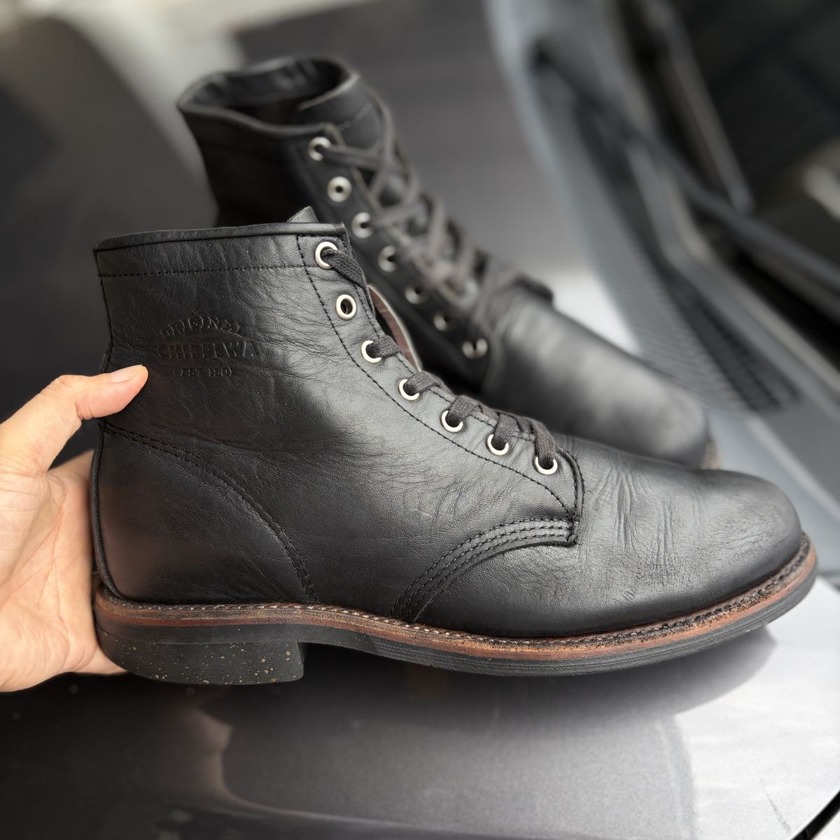 Chippewa 6" Plain-Toe Service Boot รูปที่ 2